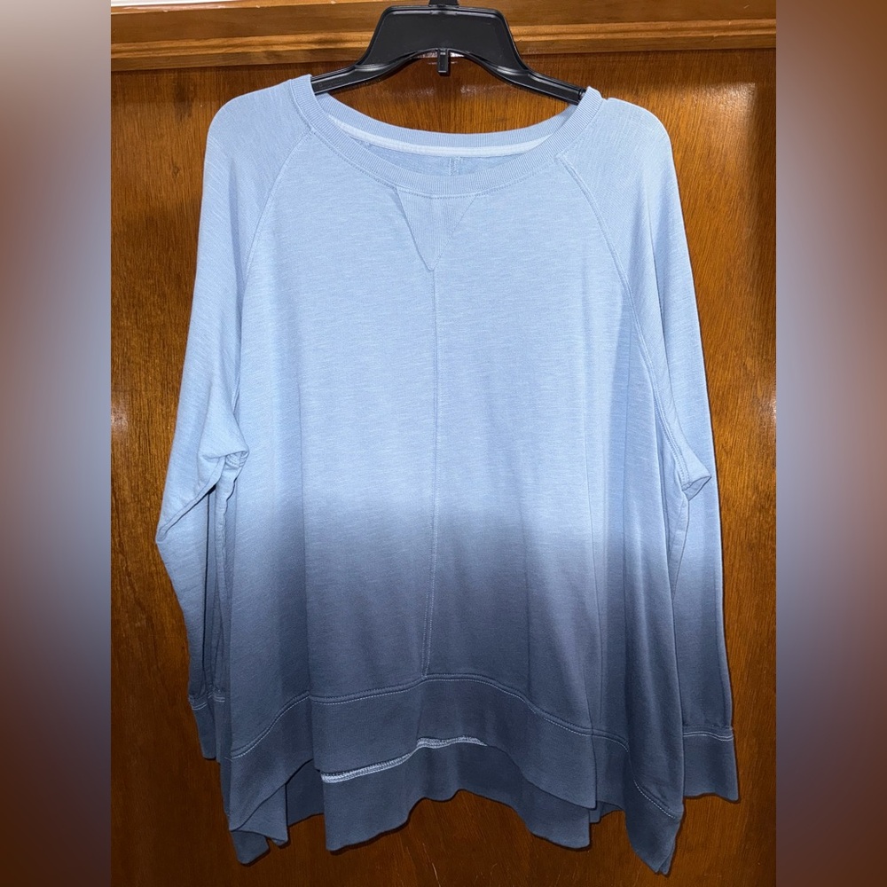 Westbound Light to Dark Blue Ombre Sweatshirt